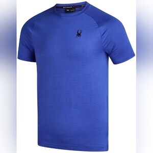 Spyder Men's Athletic Short Sleeve T-Shirt - Lightweight Crewneck Performance 2X